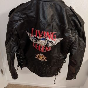 Dallas leather biker jacket